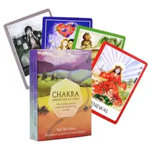 Чакра Oracle Tarot Card палубная карта настольная игра карты ангельские руководство игра настольные семейные вечерние игры полная английская версия