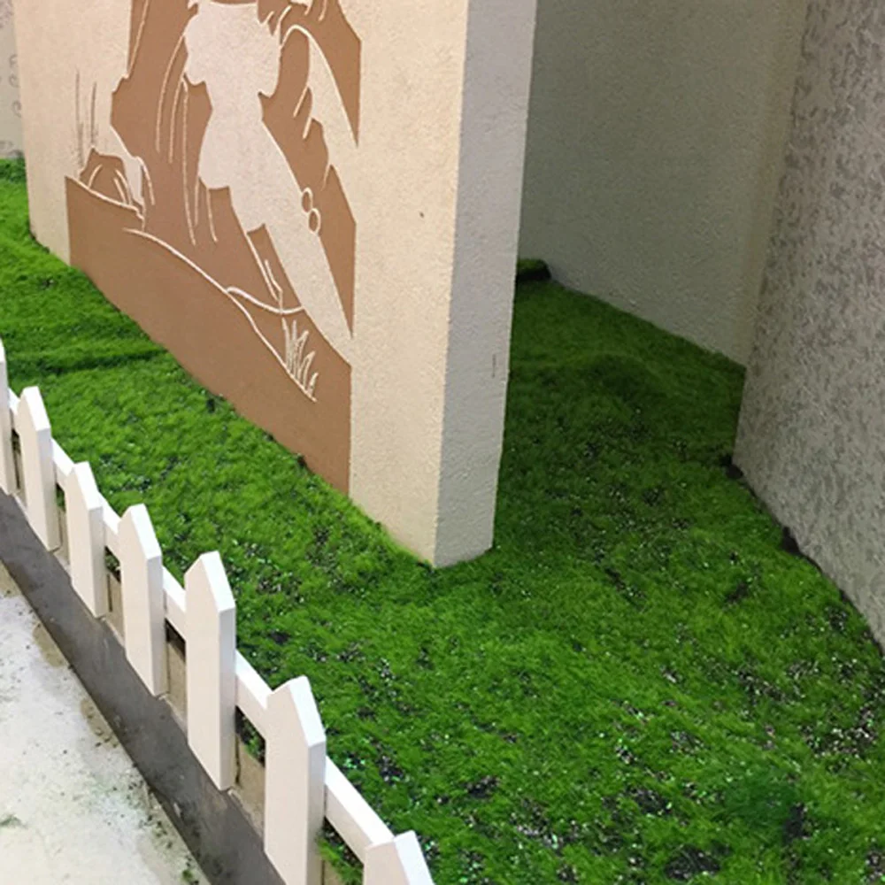 Home Party Decoration Artificial Green Grass Moss Plant Ornament Miniature Decor