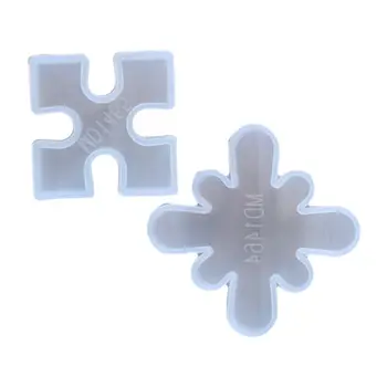 

Platen Coaster Silicone Mold Soft Clay Tool DIY Cup Pad Crystal Epoxy Molds AXYD