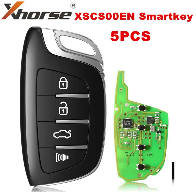 5 шт./лот Xhorse XSCS00EN умный пульт дистанционного управления Красочный Кристалл Стиль