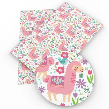 

BIG Sale David accessories 20*34cm Flowers Faux Synthetic Leather DIY Home Textile Decorative Sewing Garment Knotbow Bag,1Yc5065