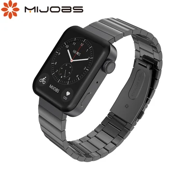 

Mijobs Strap for Xiao Mi Watch Metal Strap for Xiaomi Mi Watch Stainless Steel Bracelet Wristbands Wrist Strap