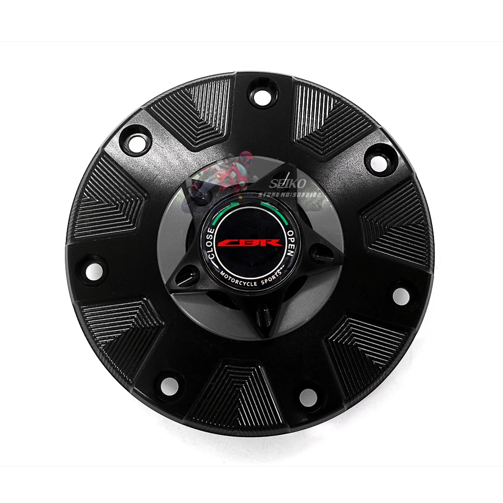 Крышка газового топливного бака для Honda HRC CBR600RR CBR1000RR CBR250R CBR600 650 500 F4i F4 CBR 900RR мотоциклетная быстросъемная крышка - Цвет: Titanium