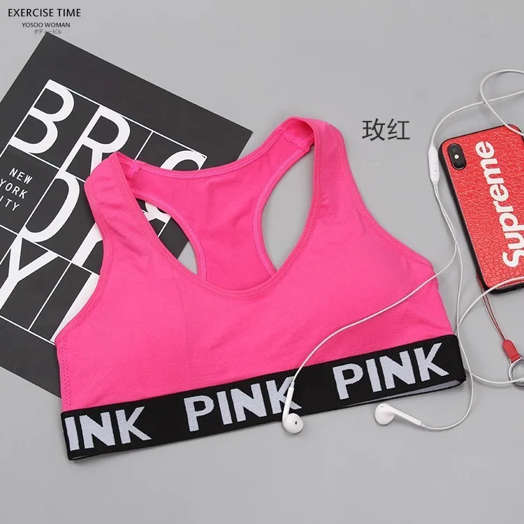 Rose Bra Женский спортивный комплект для йоги, женская одежда для занятий спортом для спортивного зала, спортивный комплект для бега, женская одежда для фитнеса, Conjunto Sport Mujer - Цвет: Rose Bra