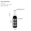 Misting Cooling System With Pump Filter Kit 20FT-60FT Mister Line Brass Nozzle 5L/Min For Outdooor Patio Porch Backyard 6
