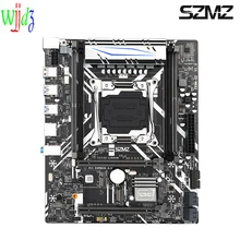 SZMZ – carte mère X99, double canal, compatible avec Intel XEON E5 LGA2011, DDR4, DIMM RAM NVME, M.2 SSD, SATA, CPU E5 2678, Turbo