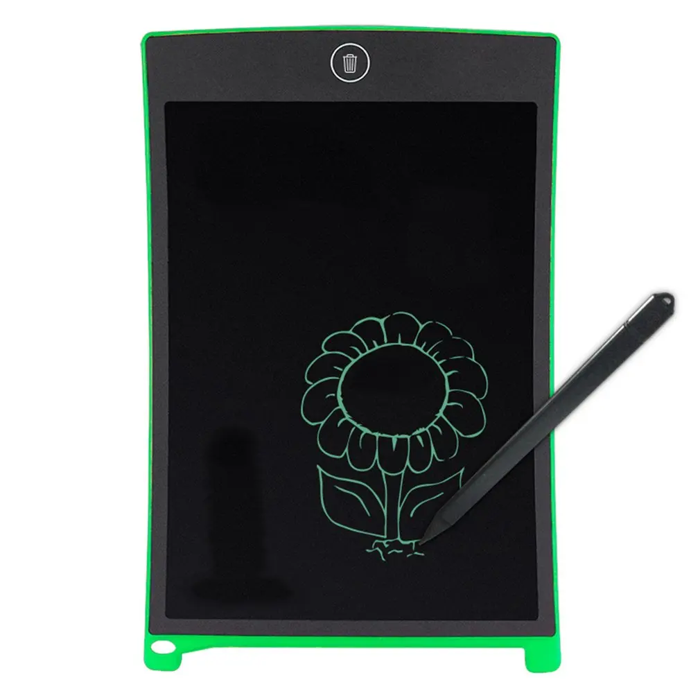 8.5-Inch Green Portable Electronic Writing Pad LCD Handwriting Board Kids Adults Drawing Tablet Wordpad For Home Office
