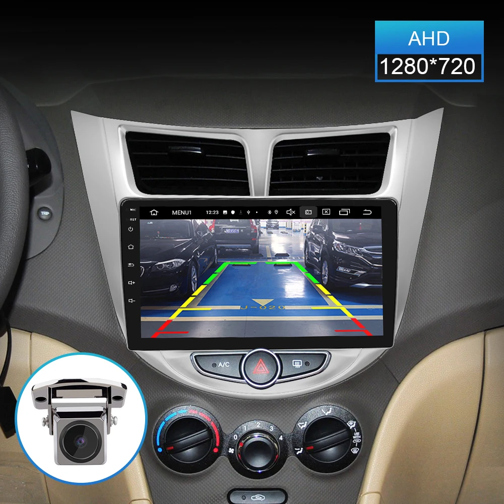  ISUDAR Car Radio For Hyundai/Solaris/Verna/Accent 2 din Android 9 Autoradio Multimedia GPS RAM 2GB 