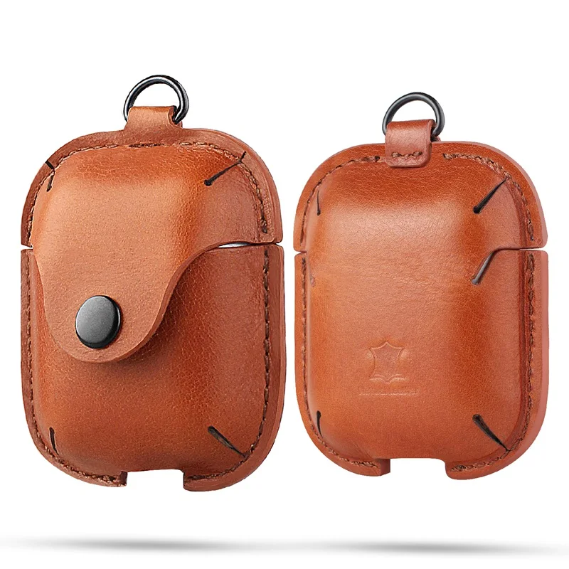 Soft leather Case For Apple AirPods Case Headphone Adapter Cover for airpods 2 1 case Wireless Bluetooth For Air Pods Case
