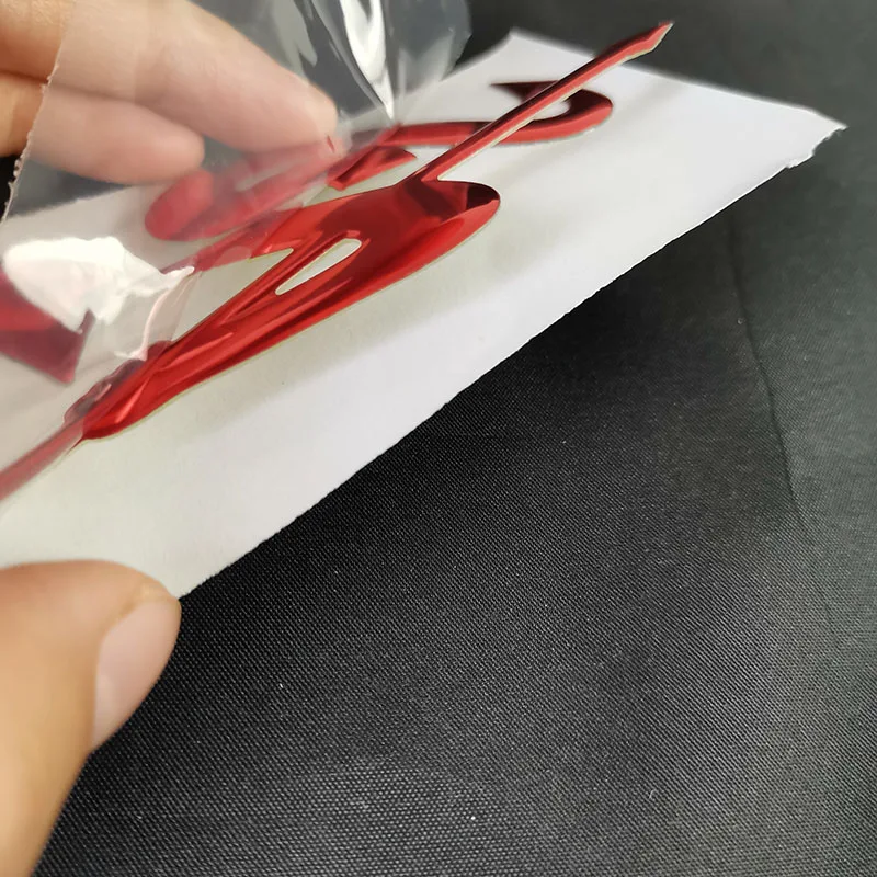Автомобильная 3D наклейка Devil стильная для автомобиля мягкая пвх хромированная