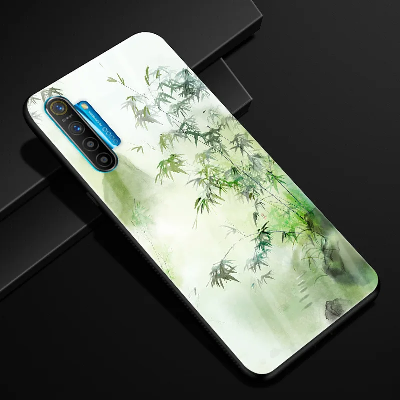 21 Для OPPO Realme X2 чехол 6,4 ''стекло твердая задняя крышка чехол для телефона s для OPPO RealmeX2 X 2 силиконовый бампер Fundas для OPPO Realme XT - Цвет: 21