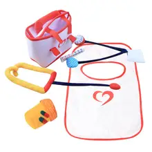 Имитация стетоскопа маленький доктор игрушка набор инструмент медицинский инъекции для ролевой игры медсестры ролевые игрушки для детей мальчик девочка