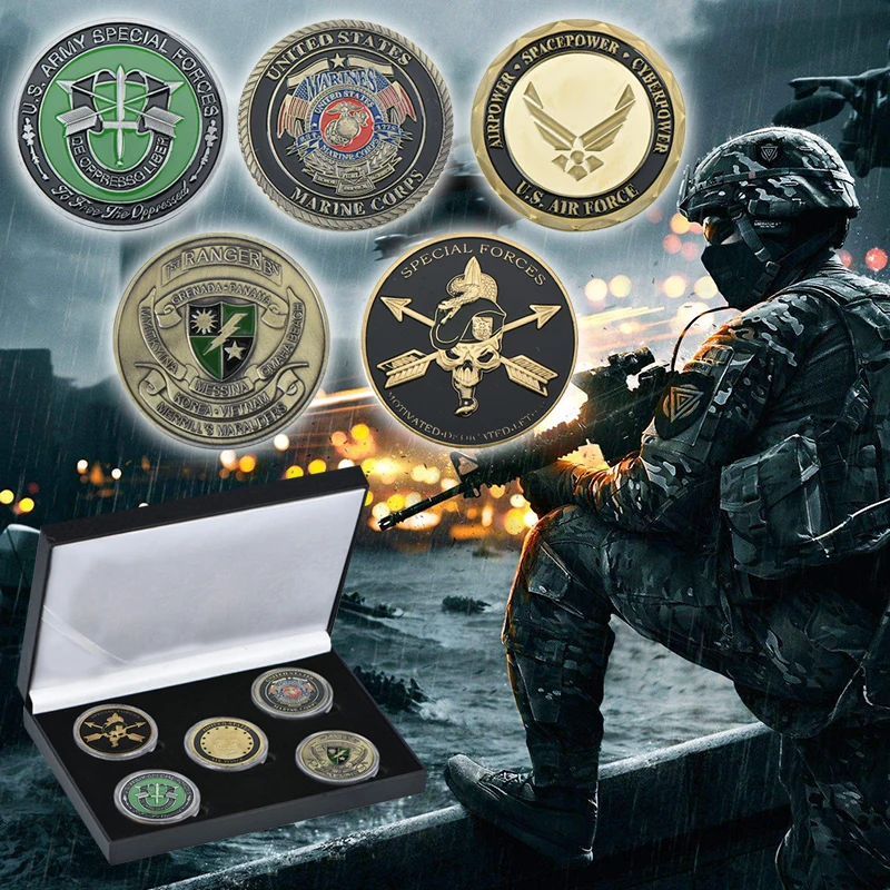 Оптовые мотивы выделенная летальная монета спецназа необычная чистая