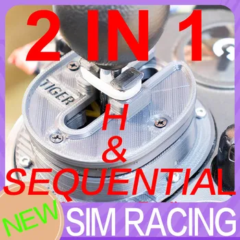 

For logitech G29 logitech G27 G923 Gear Shifter Mod Improve feel SIM RACING SEQUENTIAL SHIFTER MOD 2 IN 1