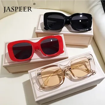 

JASPEER Chunky Square Oversized Sunglasses Women 2020 Brand Design High Quality Thick Frame Retro Sun Glasses Shades UV400
