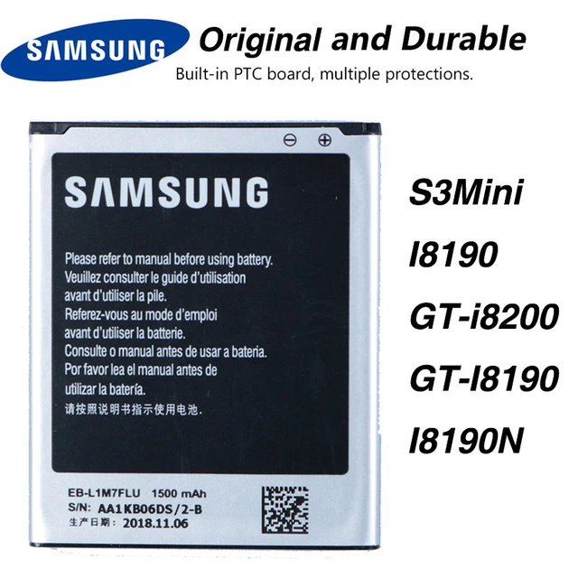 Samsung Eb-l1m7flu Battery For Samsung Galaxy S3 Mini I8190 Gt-i8200 Gt-i8190 I8190n Nfc 1500mah - Mobile Batteries AliExpress