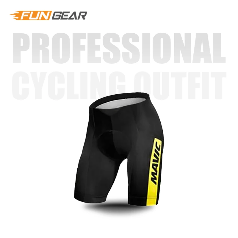 Mavicing Cycling Clothing Cycle Jersey Set Men Mountain Bicycle Uniforme MTB Bike Clothes Quick Dry Maillot Ropa Ciclismo Shirts - Цвет: Normal Shorts