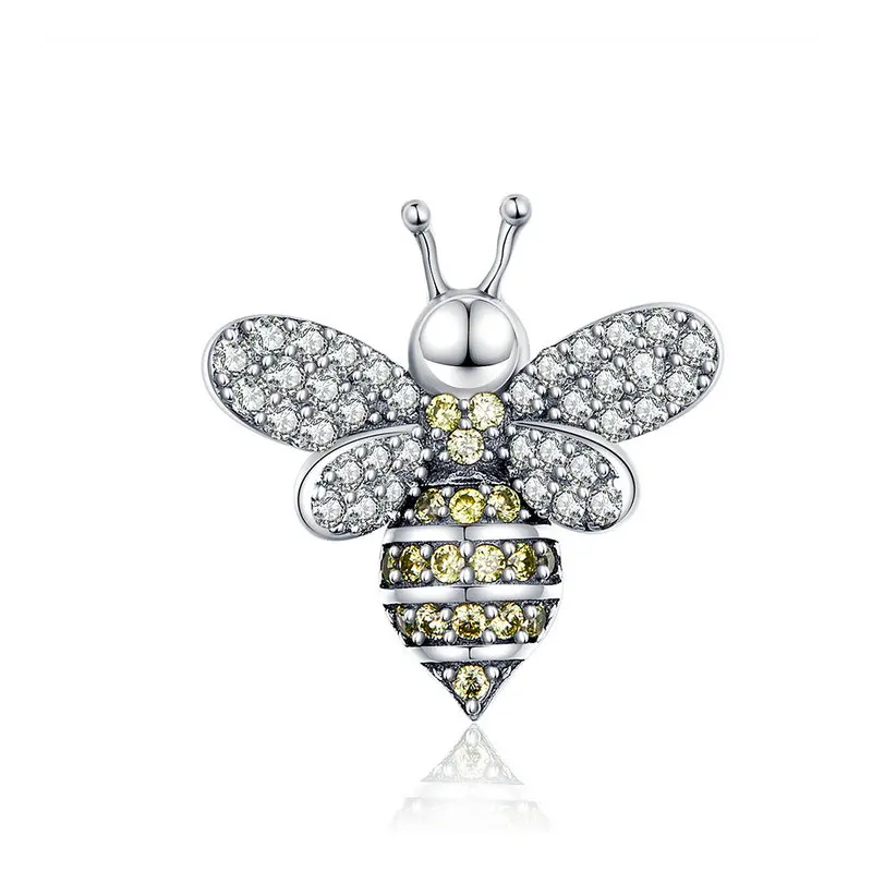 Подвеска CodeMonkey queen Bee, 925 пробы, серебряная пчела, подходит для оригинального дизайна, браслет и браслет, ожерелье, изготовление ювелирных изделий C1194