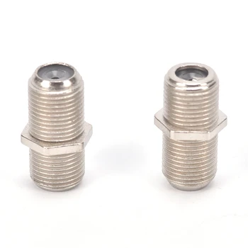 

Female F/F RG6 Coax Coaxial Cable SMA RF Coax Connector 10pcs F Type Coupler Adapter Connector Plug
