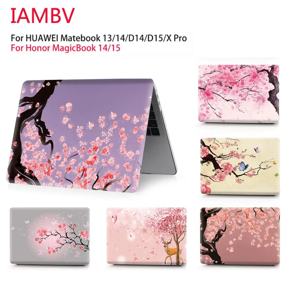 Чехол с цветочным принтом для huawei Matebook Mate 13 14 book X pro чехлы D14 D15 2020 MagicBook14 15 16 1|Сумки