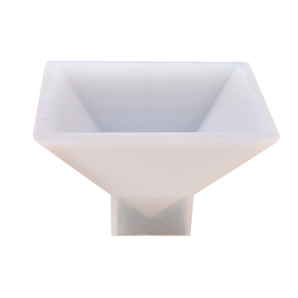 DIY Silicone Mold Jewelry Design Pyramid Resin Art 9.5x9.5x6cm