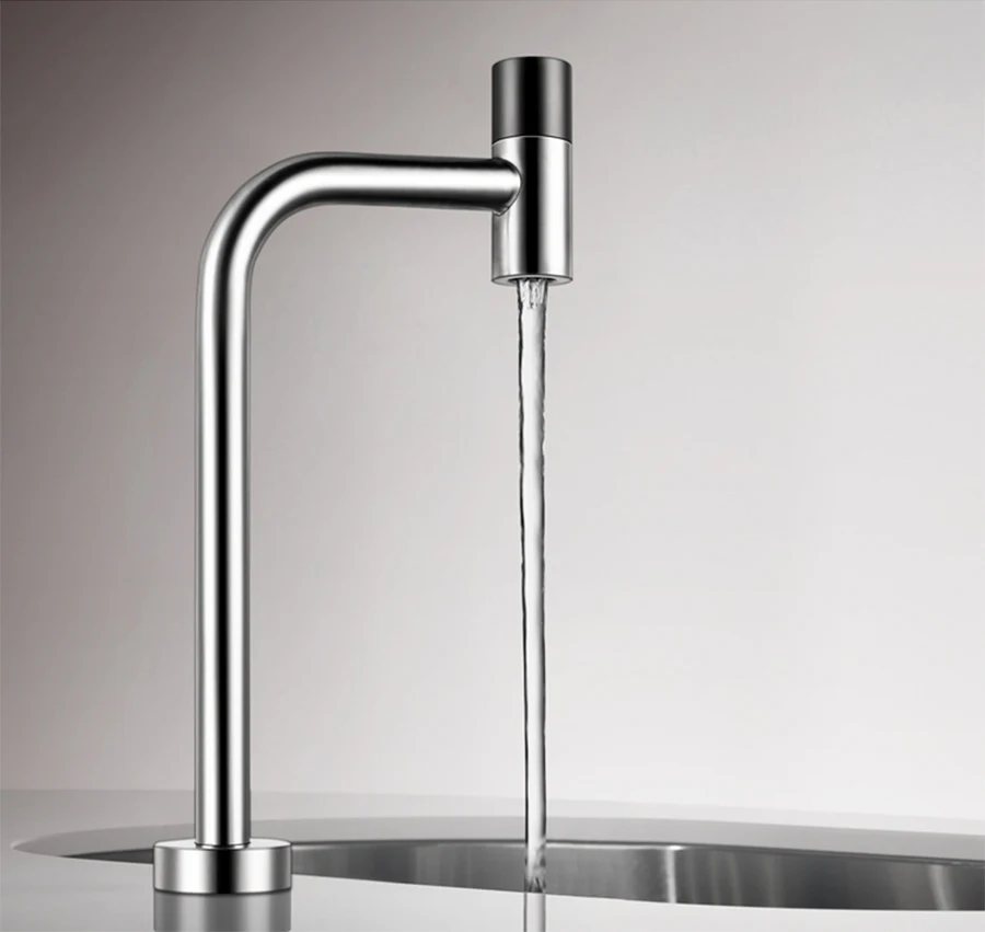 fria, bebendo torneiras do filtro, interruptor giratório, escovado, novo