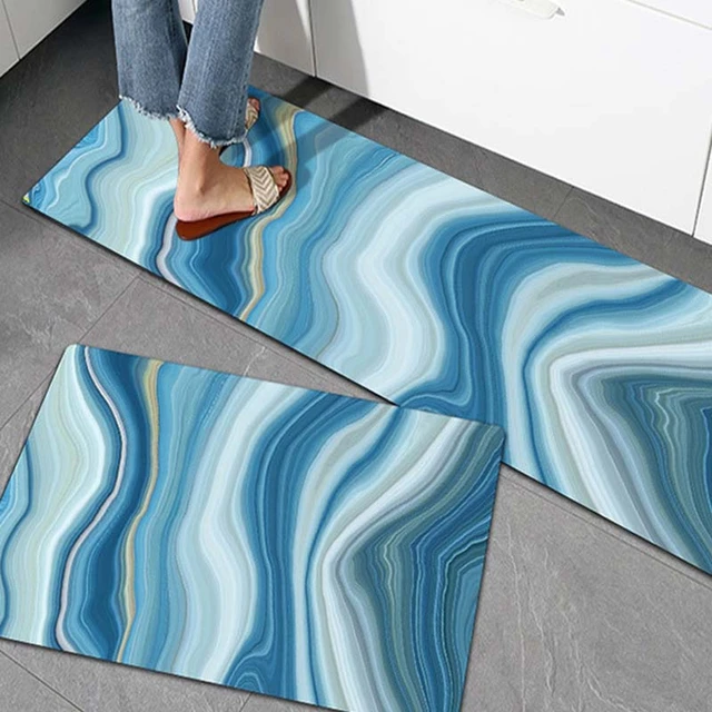 Waterproof Kitchen Mat Long Kitchen Floor  Leather Kitchen Rugs - Long Kitchen  Mat - Aliexpress