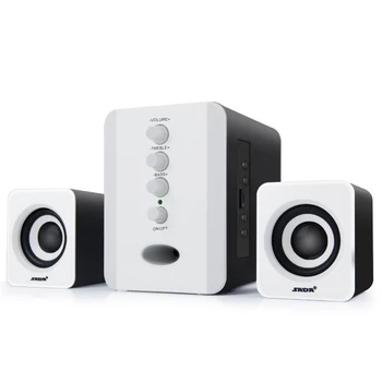 

New Style 1 Set Portable Desktop Wireless Bass Stereo Subwoofer Bluetooth Loudspeaker Radio Audio Music Player Support TF Card