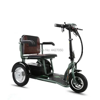 

2019 hot sale foldable mini casual old electric scooter three-wheel electric wheelchair