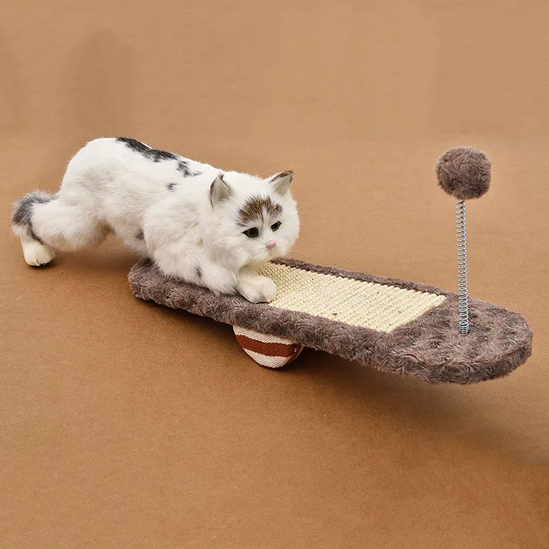 Кошка котенок картон гофрированный скребок Когтеточка сизаль доска игрушка для домашних животных игра