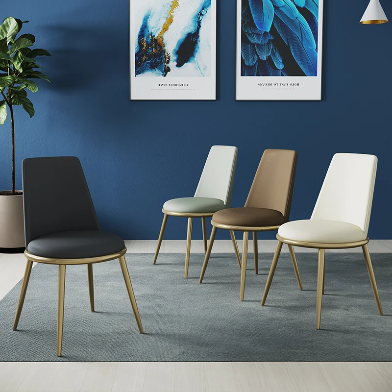 Modern Fashion Soft Bag Restaurant Dining Chair Restaurant Office Meeting Computer Chair Family Bedroom Learning Lounge Chair