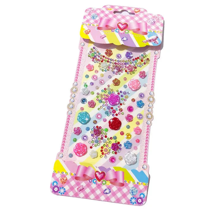 2   Rhinestones Crown Flower Stickers For Women Mobile Phone Car Handmade Decoration Diy Handmade Jewelry Pearl Stickers