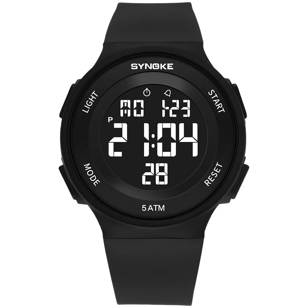 SYNOKE Watch Men Women Outdoor Sports Student Electronic Watch Luminous 50M Waterproof Watches Mens erkek saat Relogio Masculino 