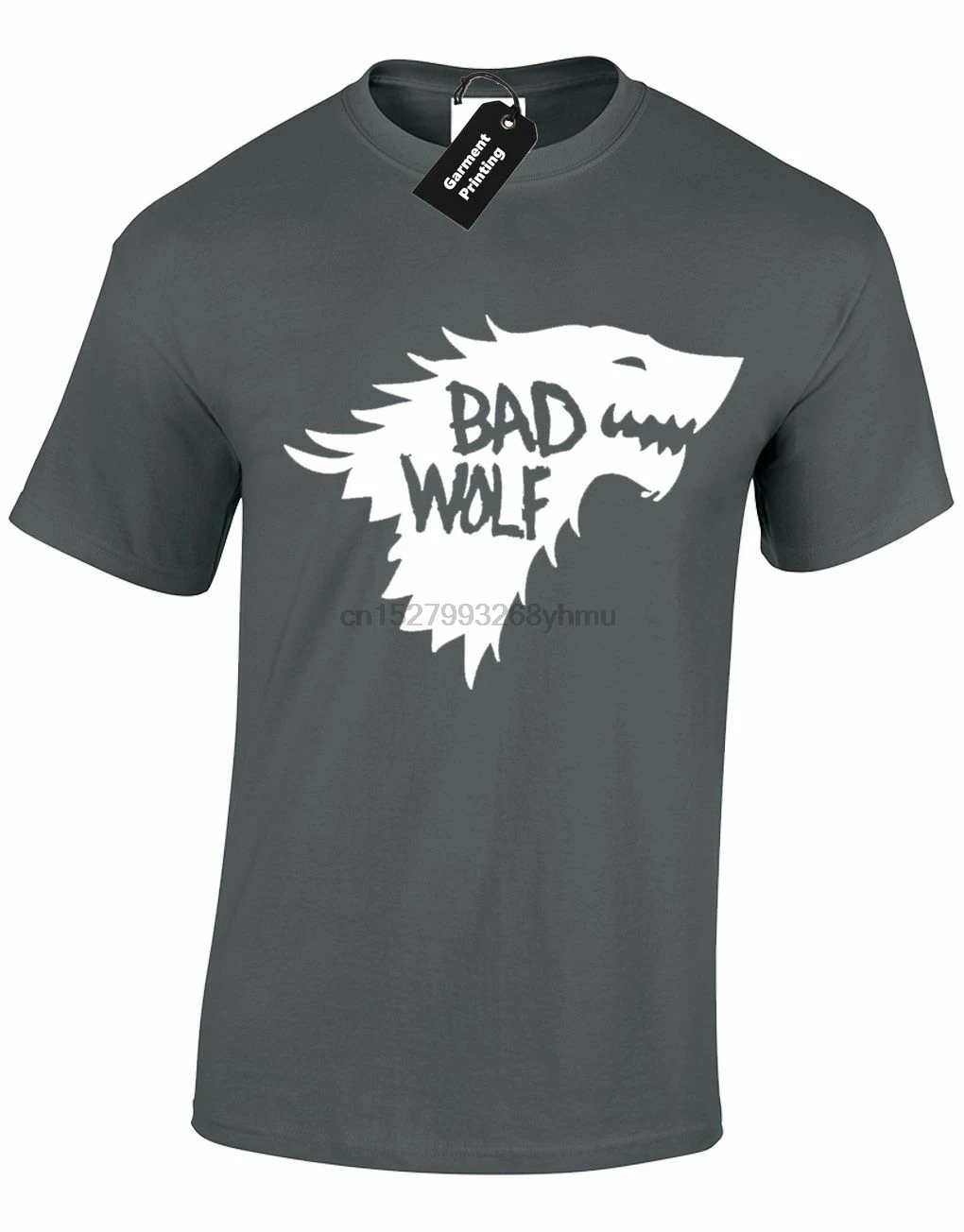 Мужская футболка с изображением призрака дракона вороны Северного короля стены