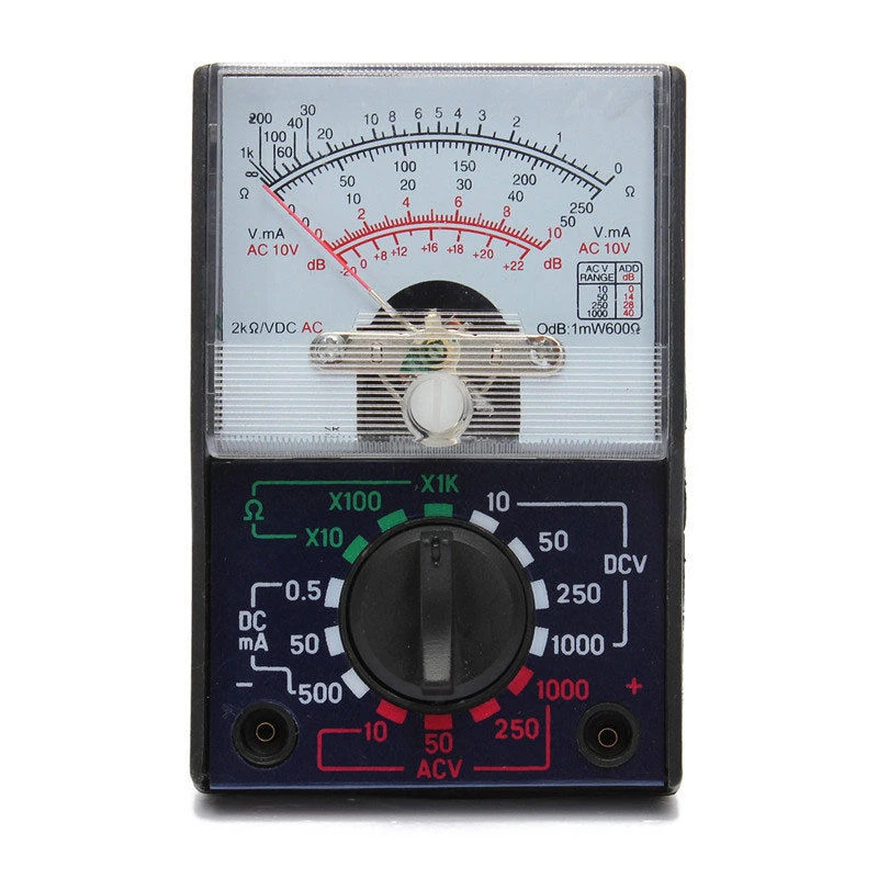 1* MF-110A AC/DC 1000V Аналоговый мультиметр панель частотомер индикатор Герц
