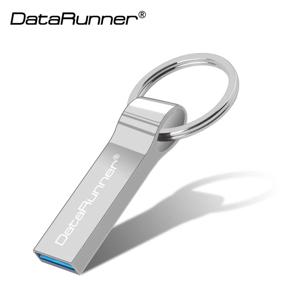 DataRunner брелок для ключей usb флеш-накопитель металлический накопитель 128 ГБ Водонепроницаемая ручка USB 3,0 16 ГБ 32 ГБ 64 ГБ высокоскоростной креативный флешка
