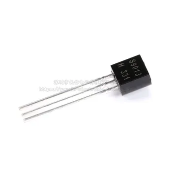 

100pcs / 1 lot Original S9013 TO-92 NPN 25V / 500mA straight plug triode copper feet