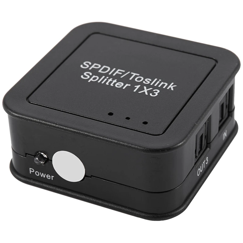 1x3 Цифровой оптический Spdif Toslink o Splitter Switcher с дистанционным управлением цифровой