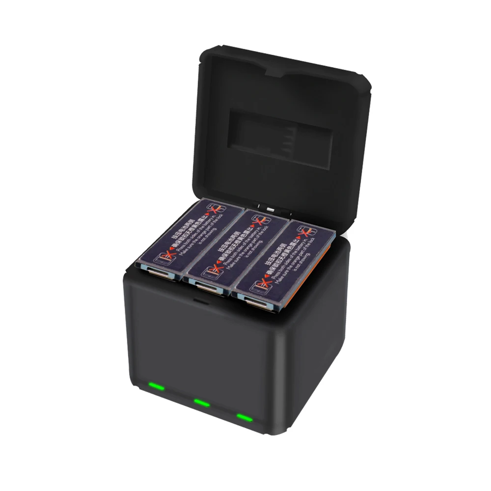 Портативный чехол для зарядки аккумулятора DJI Osmo Action Charging Box с TYPE C usb кабель