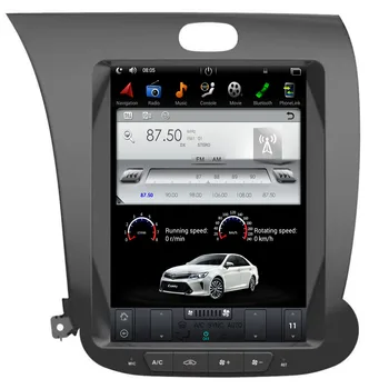 

10.4" Tesla Type Android 9.0 7.1 6.0 Fit KIA CERATO/K3/FORTE 2013 2014 2015 2016 2017-2019 Car DVD Player Navigation GPS Radio