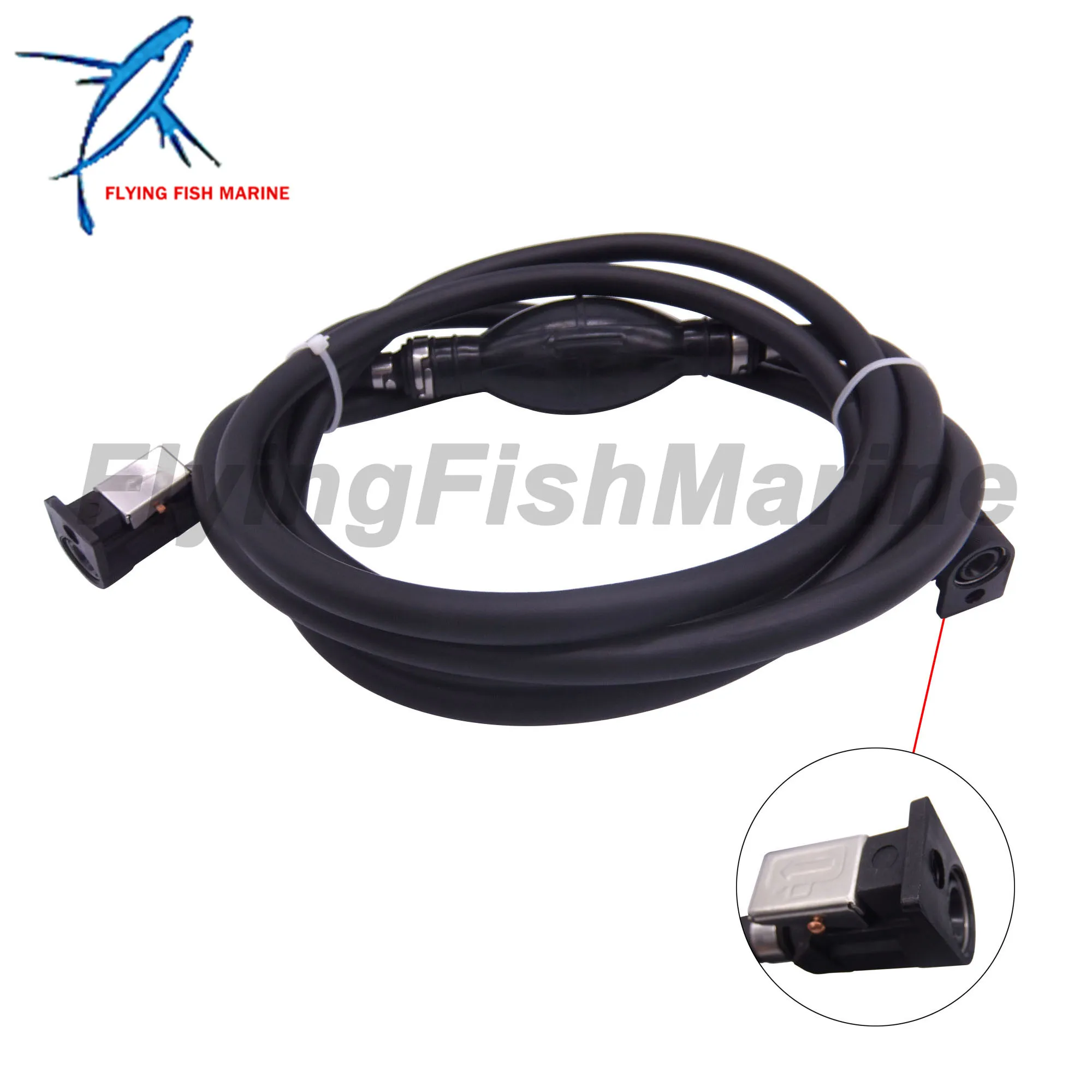 6Y2-24306-56 55 6YK-24306-61 60 62 63 64 топливный шланг с разъемом и грунтовкой в сборе для лодочного мотора Yamaha 5/16 ''9