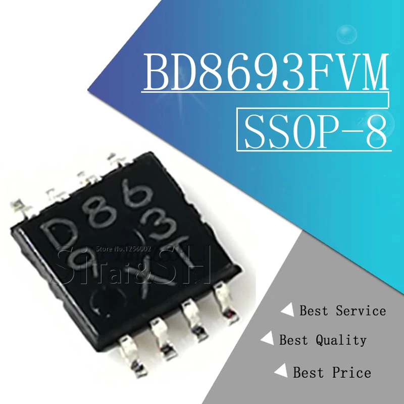 2 шт. BD8693FVM-HVTR SSOP-8 BD8693FVM SSOP D8693 D86 BD8693 SSOP8 | Электронные компоненты и принадлежности