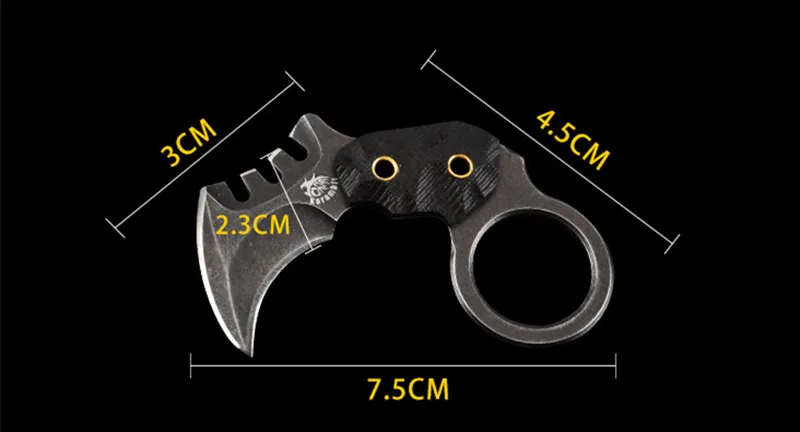 HS инструменты маленький тактический нож для выживания на открытом воздухе с K