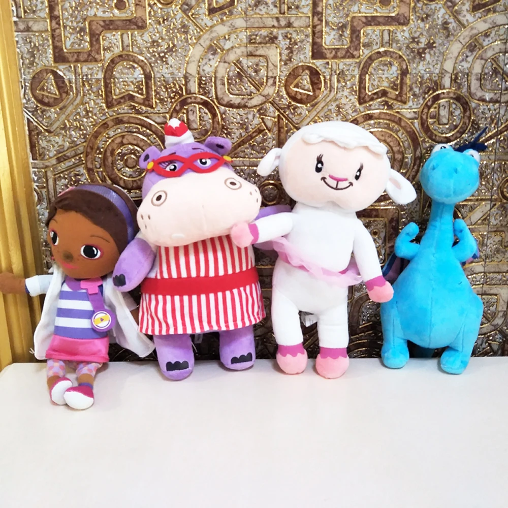 

New Cartoon Doll Children Plush Toy Doctor Hippo Kids Christmas Birthday Stuffed Gift