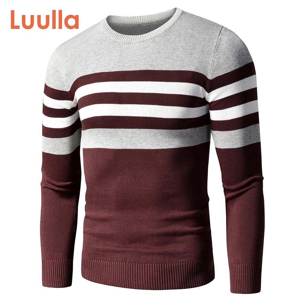 4XL Men 2020 Autumn New Casual Striped Thick Fleece Cotton Sweater Pullovers Men Outfit Fashion Vintage O-Neck Coat Sweater Men 4XL Men 2020 Autumn New Casual Striped Thick Fleece Cotton Sweater Pullovers Men Outfit Fashion Vintage O-Neck Coat Sweater Men