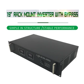 

pure sine wave inverter 19''Rack Mount Telecom with bypass DC12V/24V/48V/60V to AC 110V/120V/220V/230V/240V For Home/Boat/Solar