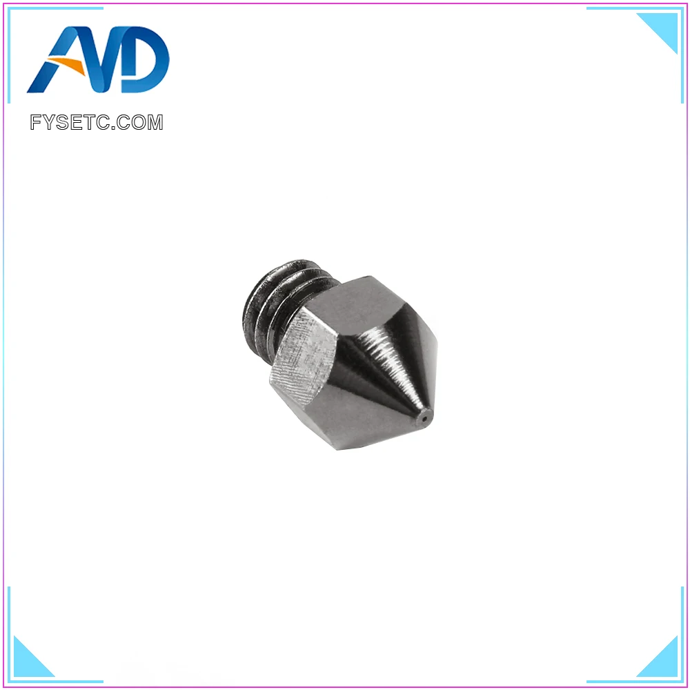 MK8 Nozzle 5PCS High Temperature Hardened Steel Nozzles For 3D Printer PEI PEEK / Carbon Fiber FilaFor E3D HOTEND Extruder | Компьютеры и