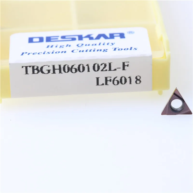 

10 шт. TBGH060102L F TBGH060102L F TBGH060104L F LF6018 LF6018 для нержавеющей стали Расточная вставка CNC токарная резка карби
