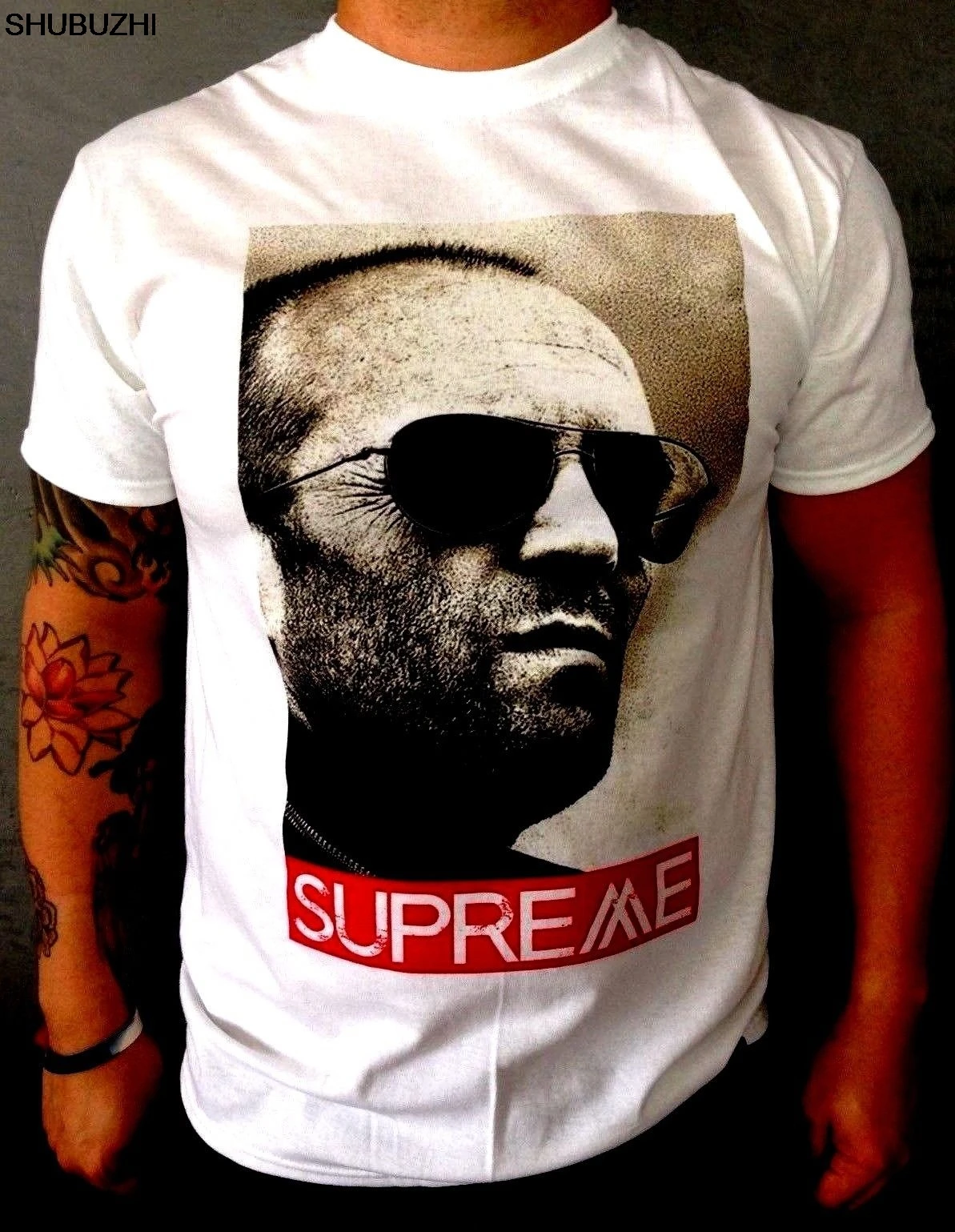 

JASON STATHAM FURIOUS 7 T SHIRT REGULAR-FIT TEE ! men cotton t-shirts summer brand tshirt euro size 4XL 5XL