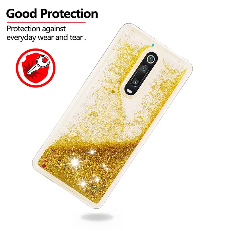 Блестящий чехол для Xiaomi mi 9 T Pro Cute Bling Dyna mi c Liquid Full Cover Xao mi Red mi K20 Xio mi 9 T 9 T Мягкий силиконовый чехол s